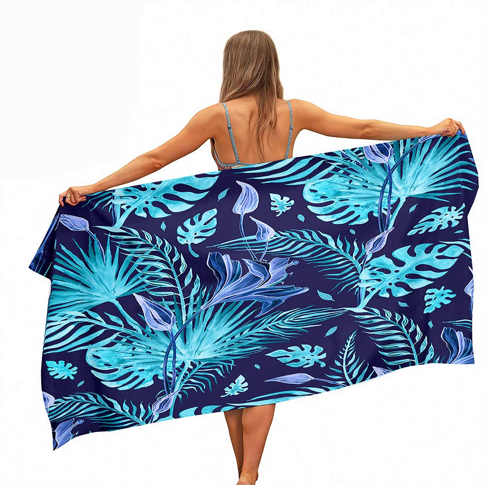 Serviette De Plage Microfibre Grande Taille - Hawaiians - 70x140cm