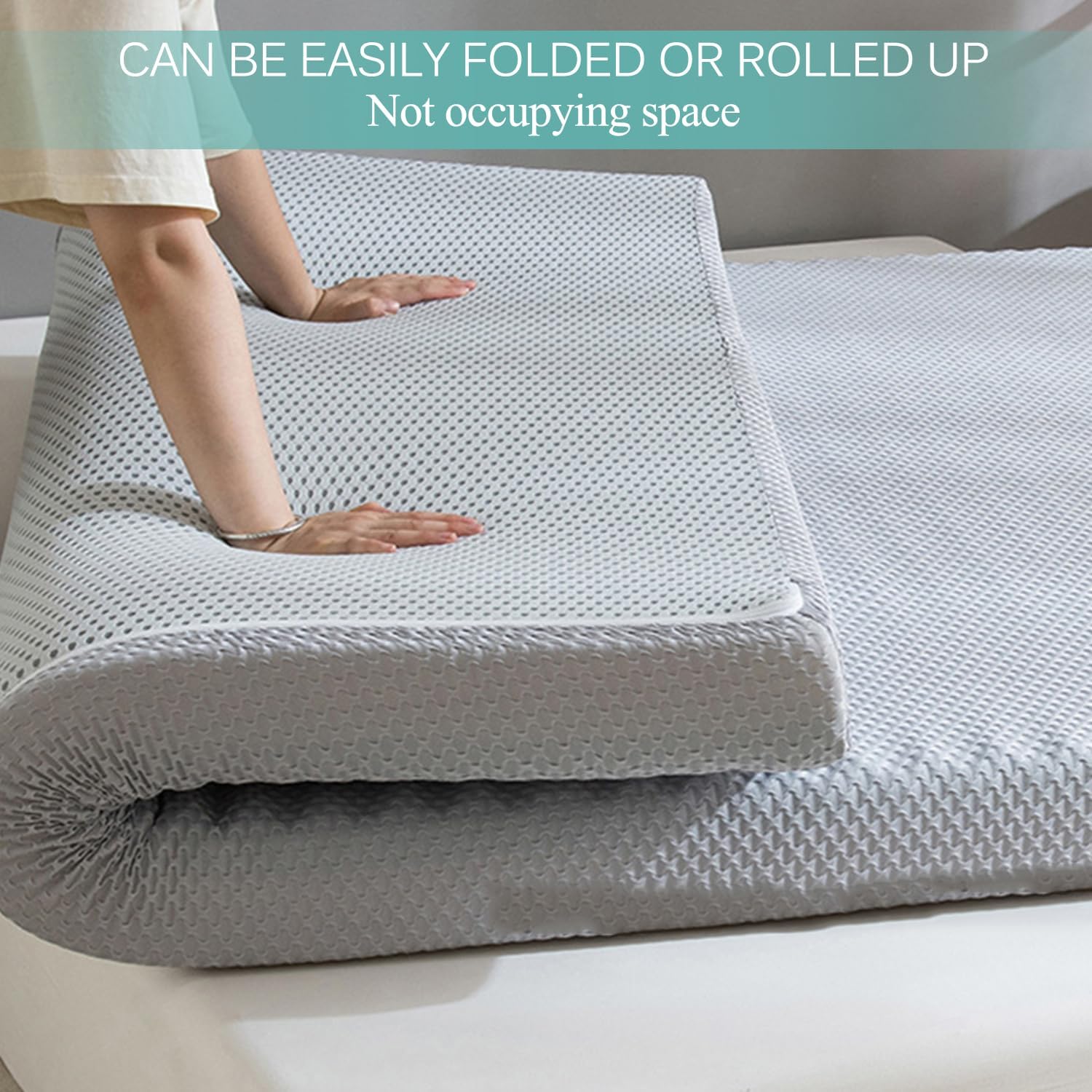 A,120 * 200 * 5cm, Futon Mattress Topper Memory Foam Japanese Floor Mattress Pad Mattress Topper with Washable Mattress Cover Sleeping Mat Thick 5Cm/8Cm/10Cm Camping Mattress Pad