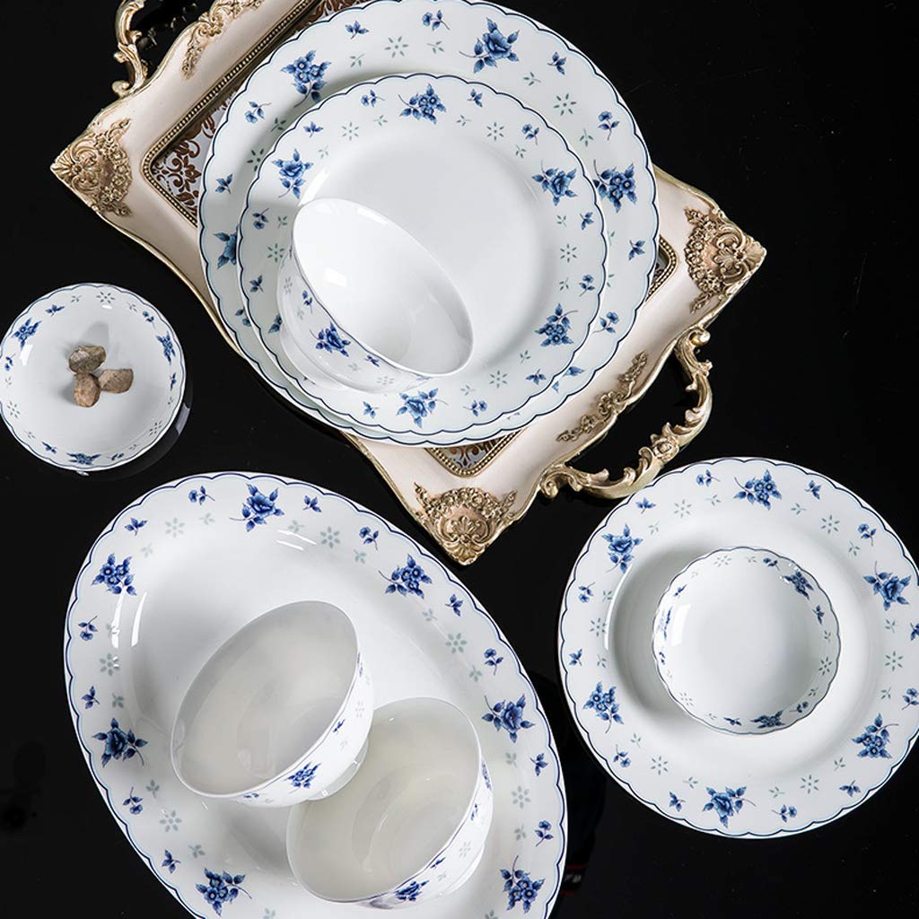 Amazon.co.jp: 中国食器セット、ディナープレートセラミック食器セット