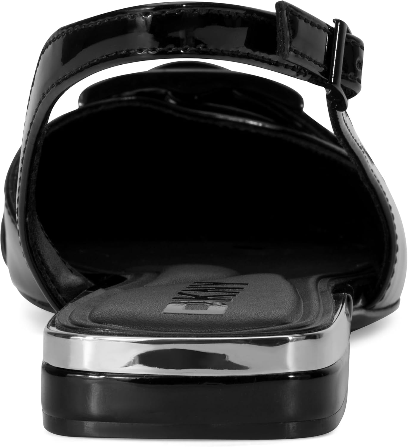 DKNY Womens Clemma Slingback Loafer Mule with Belt Detail - Image 3