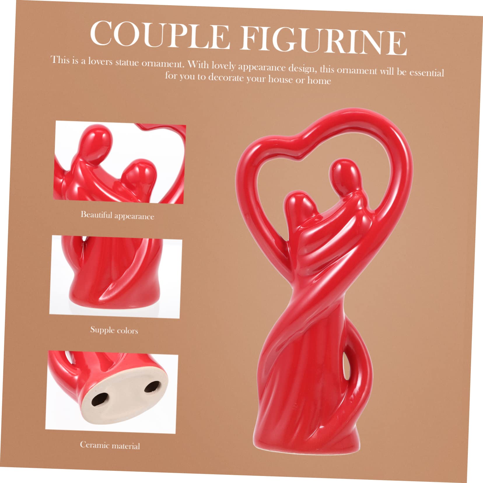 LIFKOME Embracing Couples Ornament Romantische Hochzeitsfigurine Für Zuhause Dekoration Für Valentinstag Und Hochzeiten