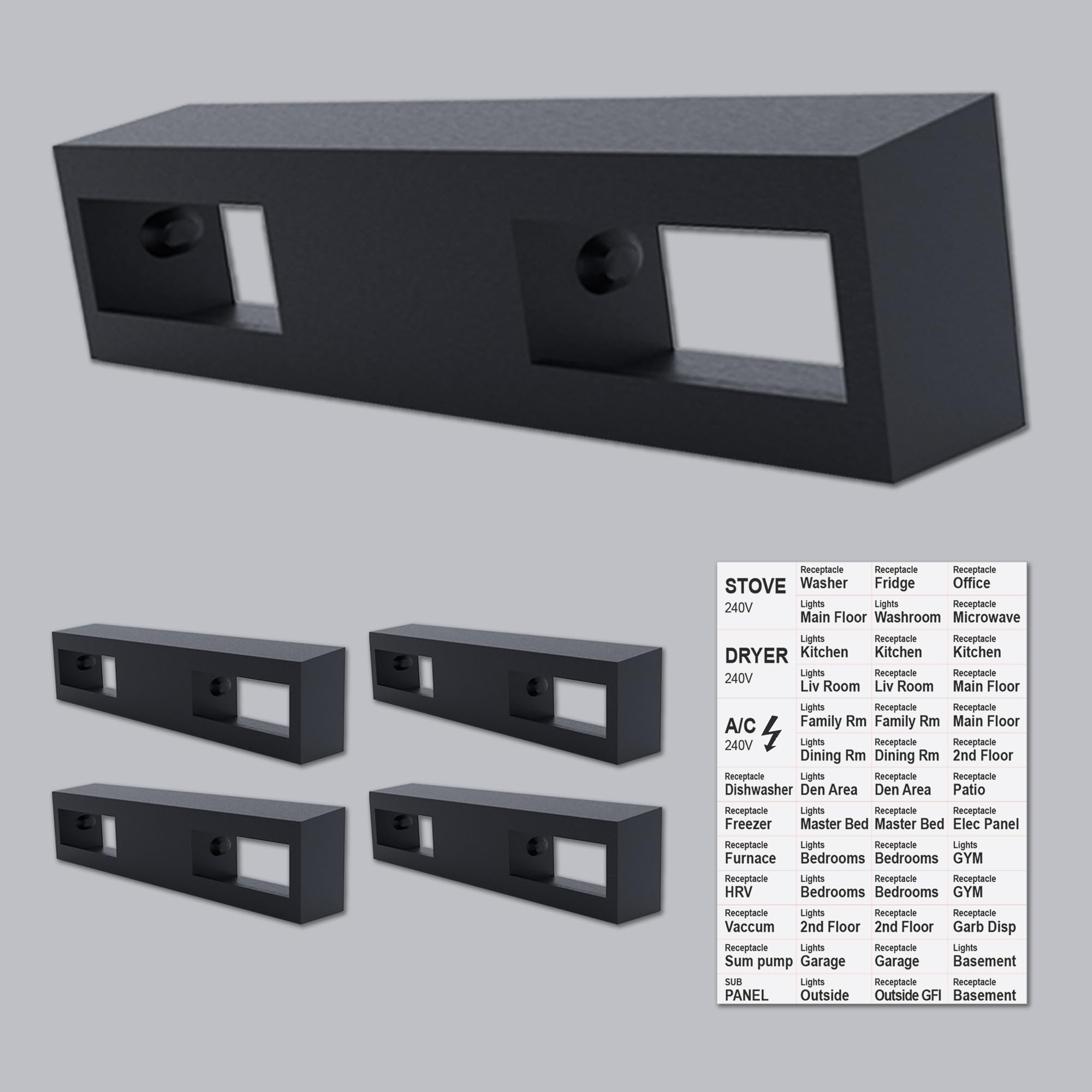 Bridas ECQTH3 Siemens para acoplamiento de polos en interruptores BQ BLH 5