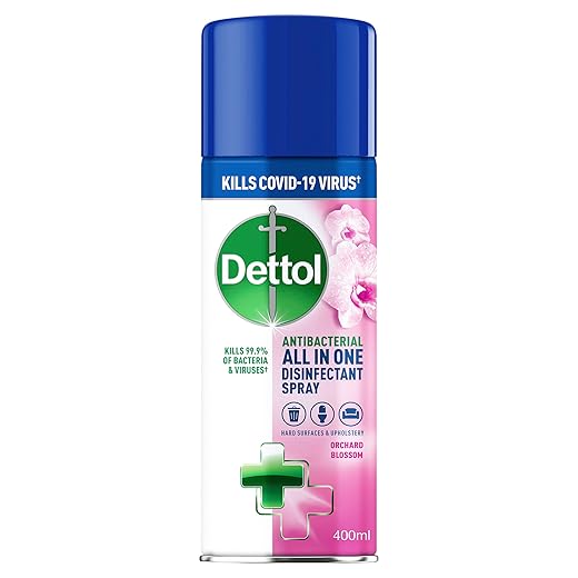 Dettol All-in-One Disinfectant Spray Orchard Blossom, 400 ml