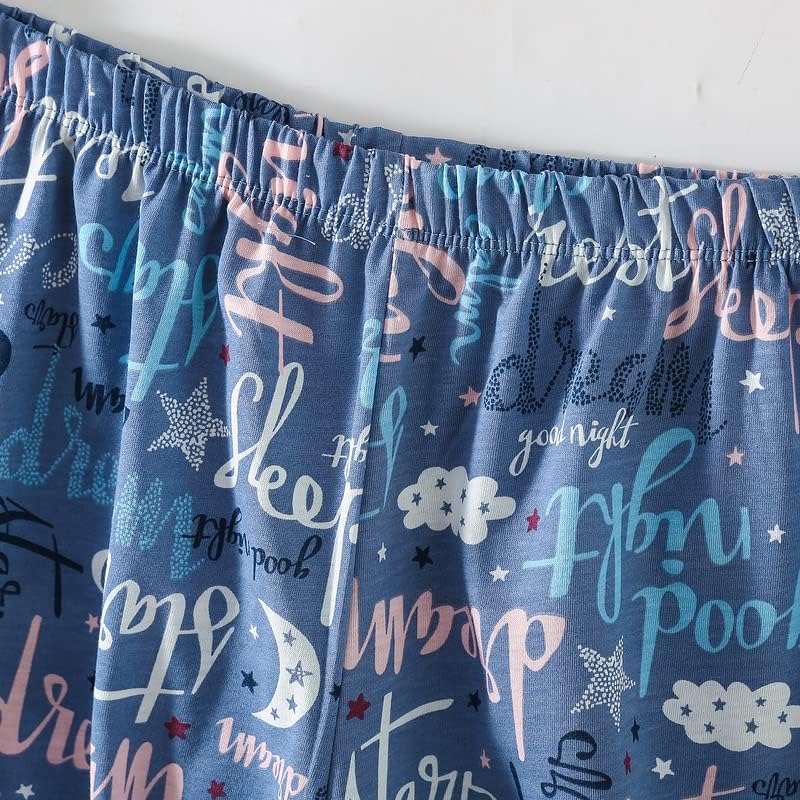 PNAEONG Women's Pajamas Set, Cotton Short Sleeve Sleepwear Pjs Sets S-3XL - Image 6