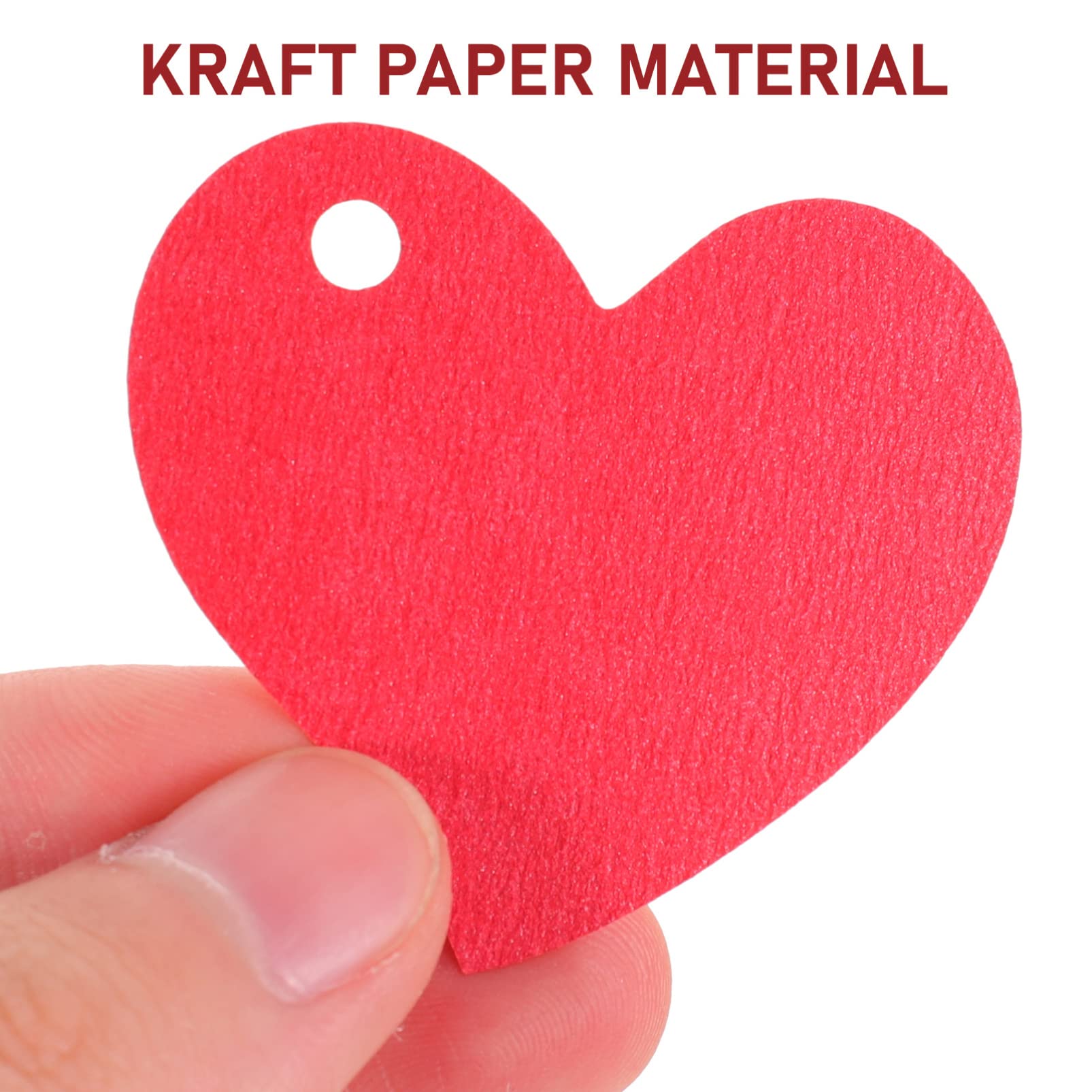 紙タグ〜バレンタイン　ハート　エンボス〜 Amazon.co.jp: NOBONU 50個 バレンタイン 日 ハート タグ ハート