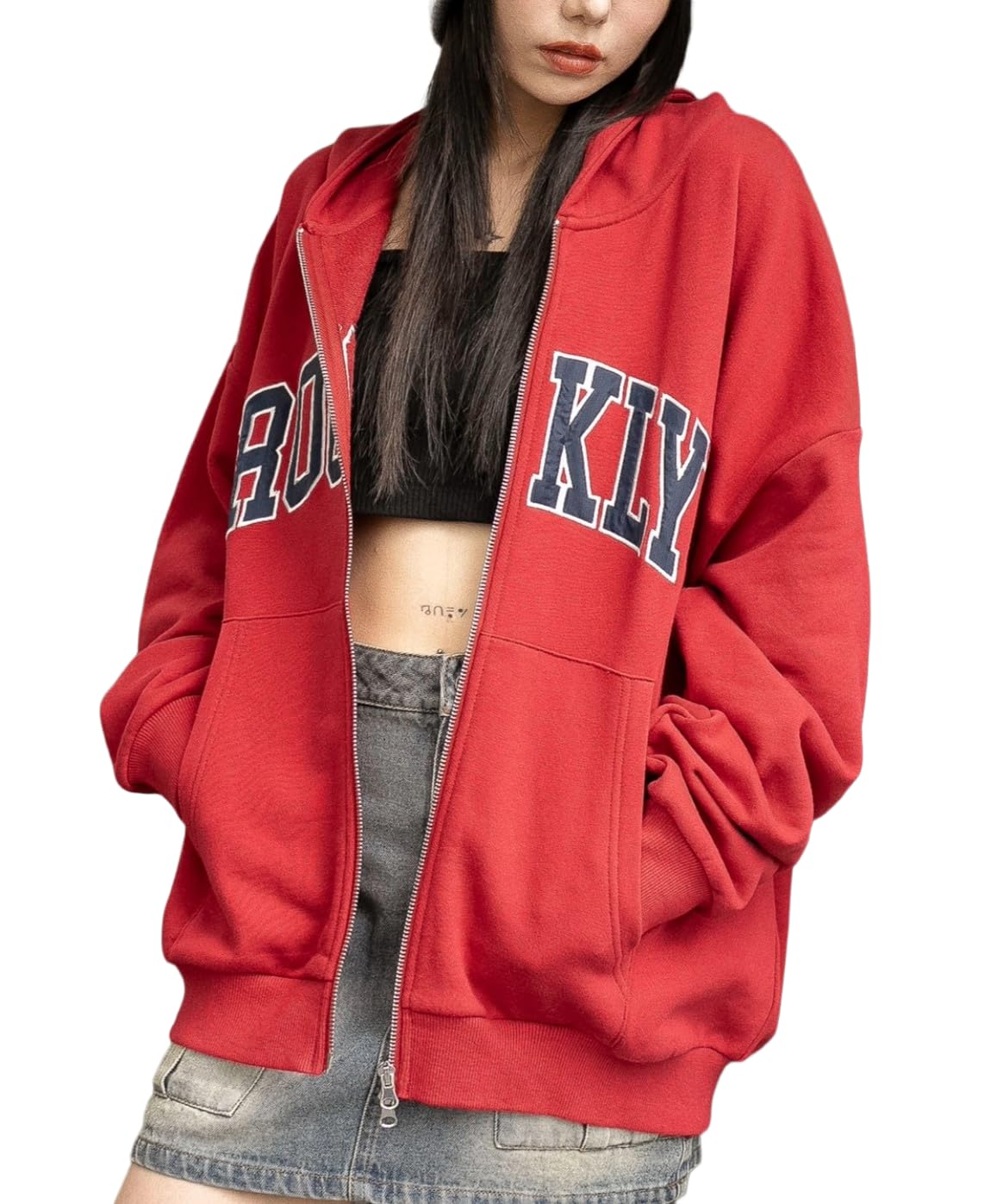 Amazon.co.jp: [ウィゴー] ジップパーカー グラフィック BIG ZIP