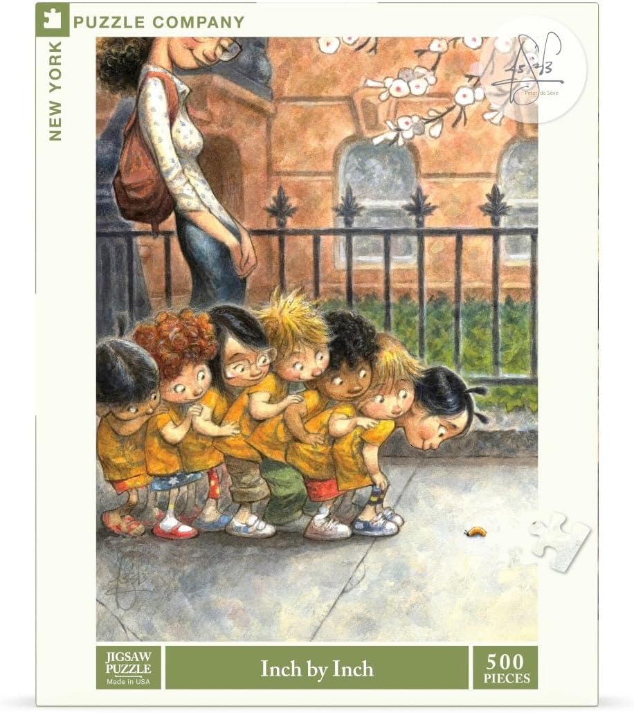 New York Puzzle Company - Peter de Sève Inch by Inch - 500 Piece Jigsaw Puzzle for Family Game Nights by Peter de Sève