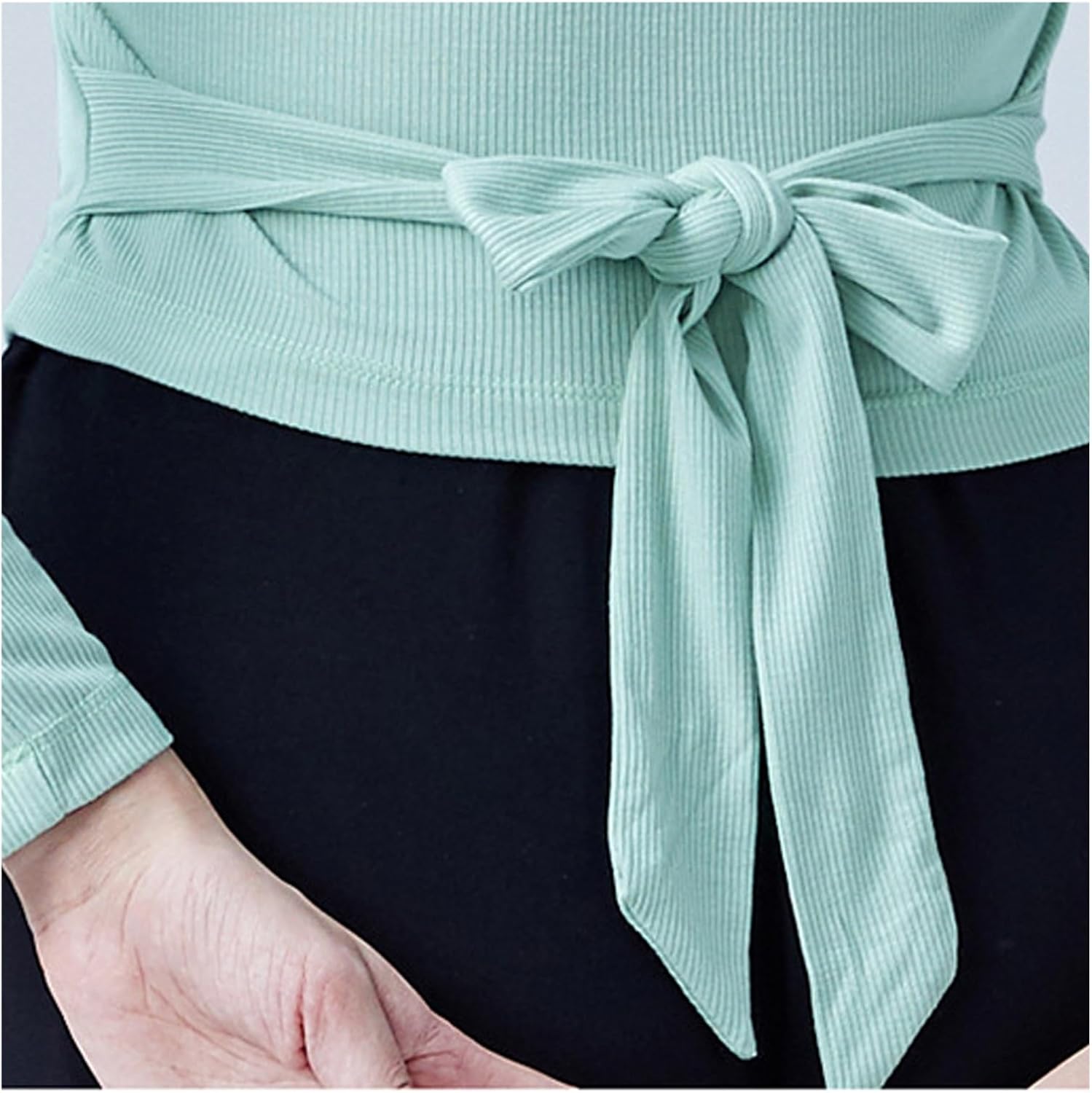 Top Avvolgente Donna Con Lacci - Per Yoga, Danza E Pilates, Comodo E Elegante - Foto 4