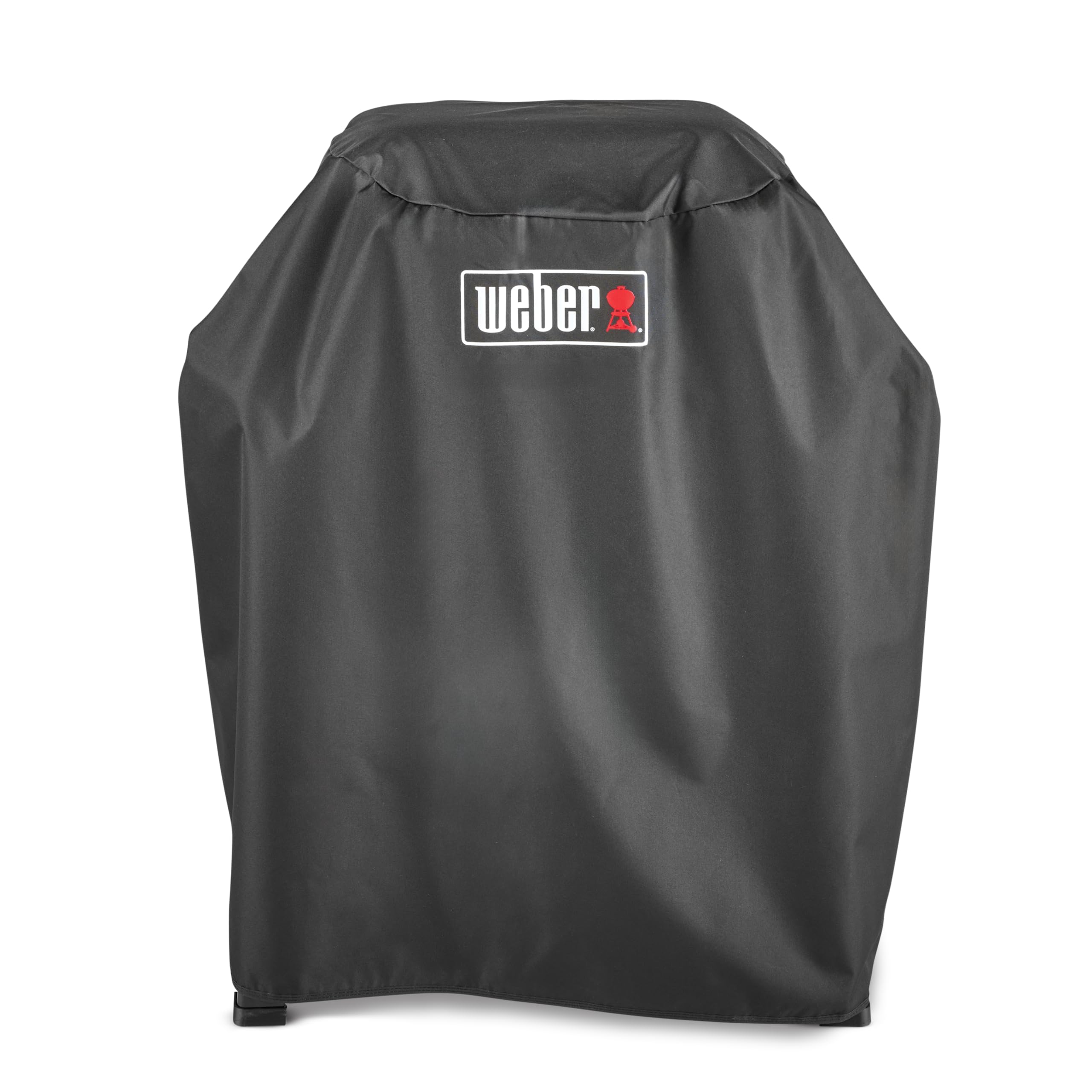 Weber Funda Premium para Barbacoa Lumin con Soporte, Tejido Transpirable Resistente a Rayos UV y Agua, protección fiable Frente a Viento y Clima, fijación con Velcro, Negro (3401289)