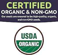 Vista 4 de Paquete variado de semillas de albahaca orgánica, 8 paquetes individuales, temporada 2026, genovesas, tailandesas, limón, griegas, canela y mucho