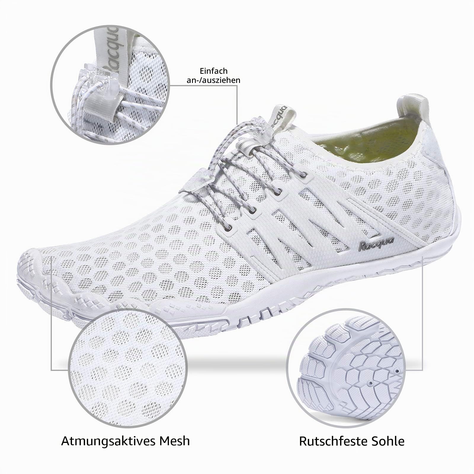 Racqua Composite Mesh Wasserschuhe Männer Frauen