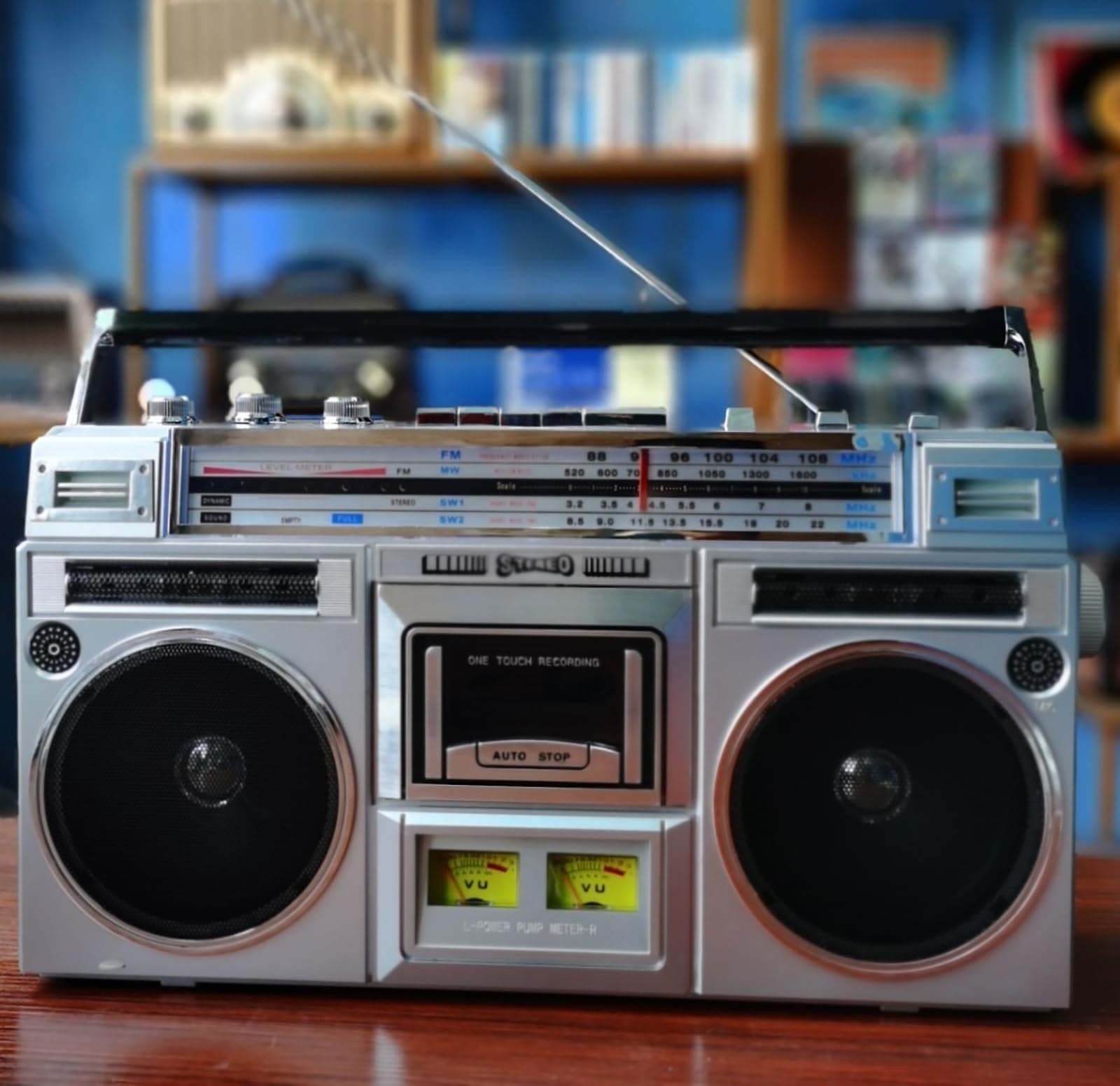 Enregistreur de cassettes pour les reunions famille avec radio CD