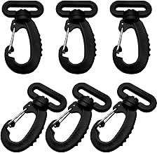 Plastic Swivel Hook, Heavy Duty Backpack Buckle, 360° Swivel Hook for Lanyards, Keychains, Bag Straps, Pet Leashes, Tactical Tools