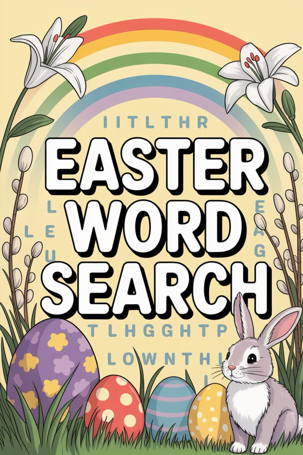 Easter Basket Stuffers: Word Hunt Activity Book for Kids & Teens