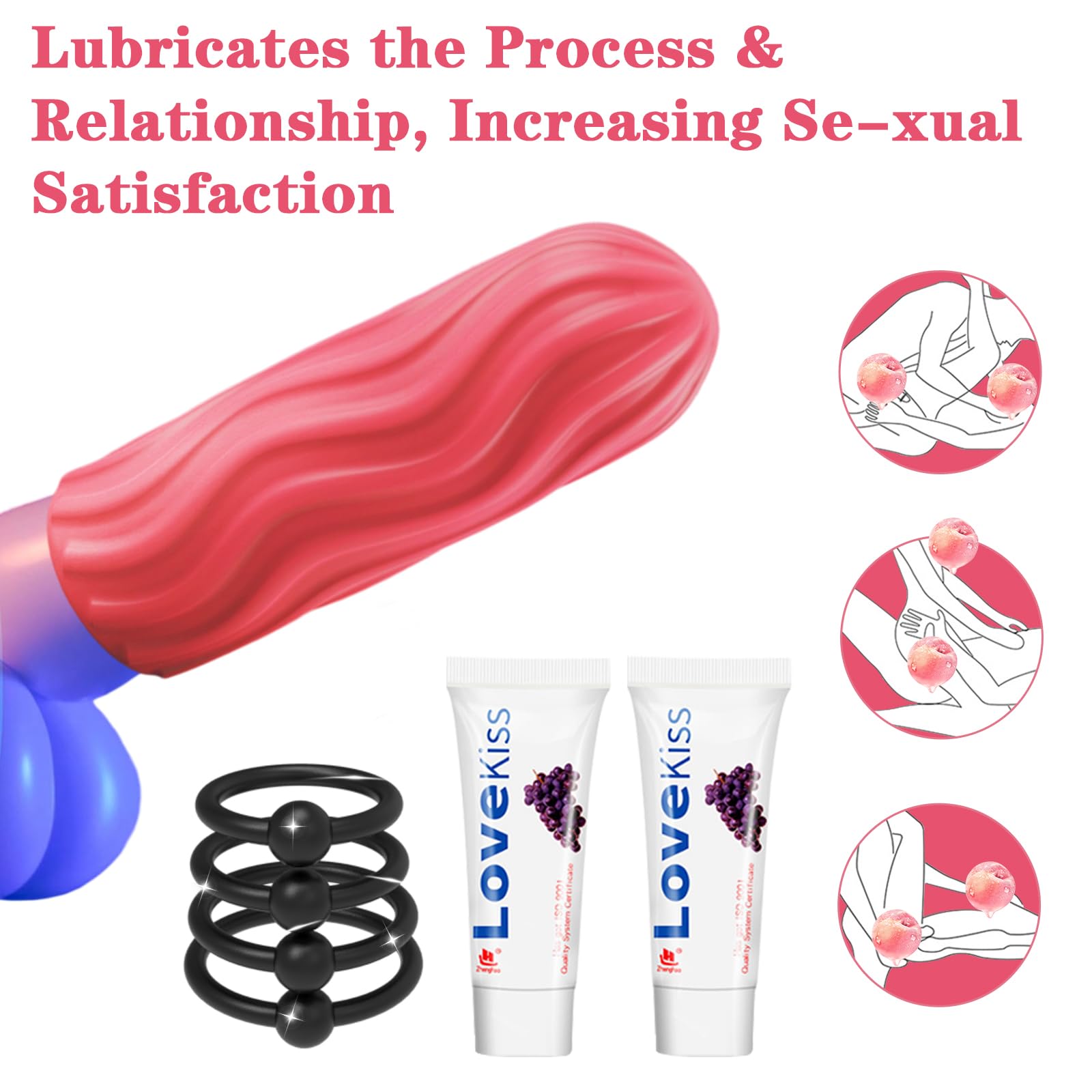 Coffret Érotique 2026 | Valeur Supérieure à 160, 20 PCS Coffrets Cadeau pour Adultes | Vibrateur, kit de Bondage, Masturbateur, Anneau Pénien, Anal, Lubrifiant, Idéal pour femme/homme/Saint-Valentin