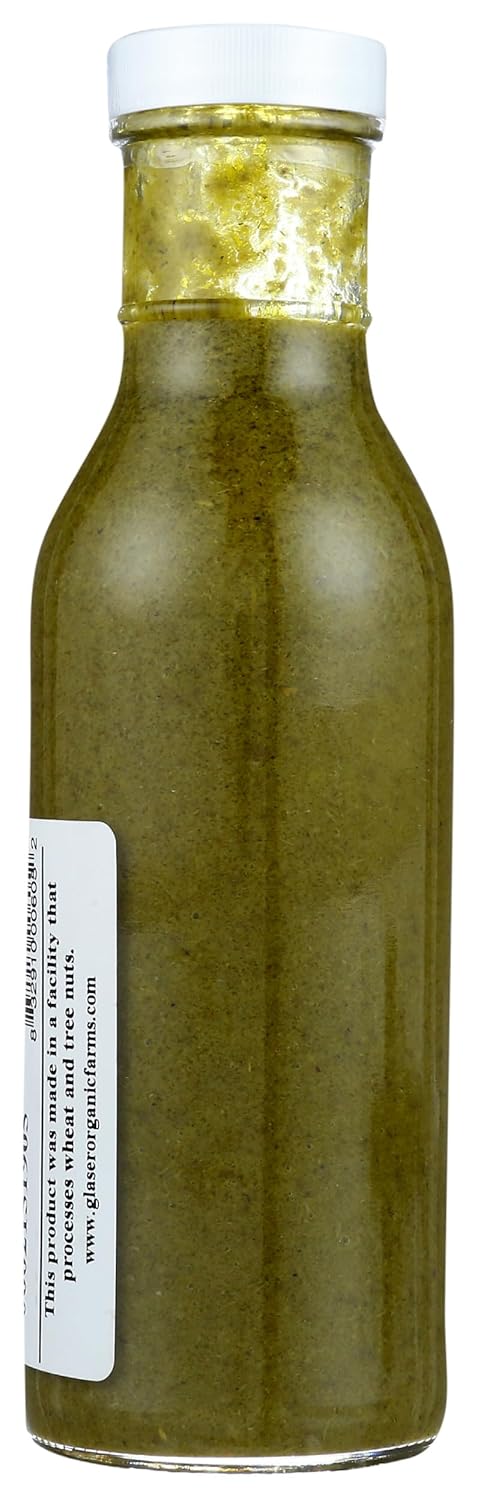 GLASER ORGANIC FARMS Organic Herb Vinaigrette, 12 FZ