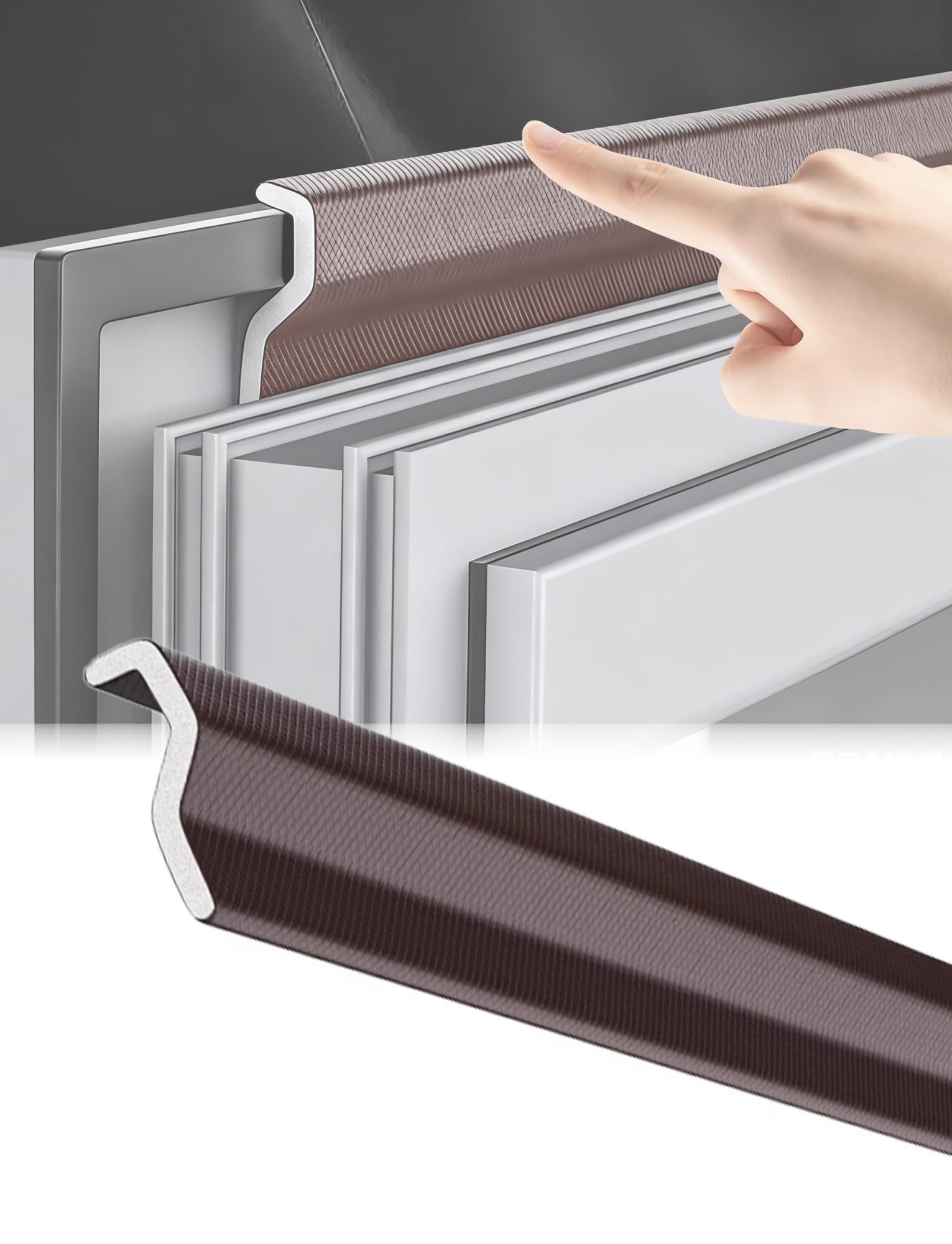 Burlete para puertas ajustable de 8 a 36 mm que ofrece una impermeabilización total