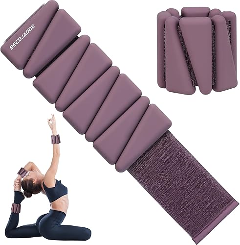 Weights Set of 2 (1 lb/2 lb/3 lb Each) Adjustable Wrist Weights