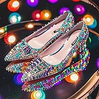 Vista 6 de Mix Sizes 300pcs Crystal Red AB Nail Art Rhinestones DIY Non Hotfix Flatback Acrylic Nail Stones Gems for 3D Nails Art Decorations (Red AB)