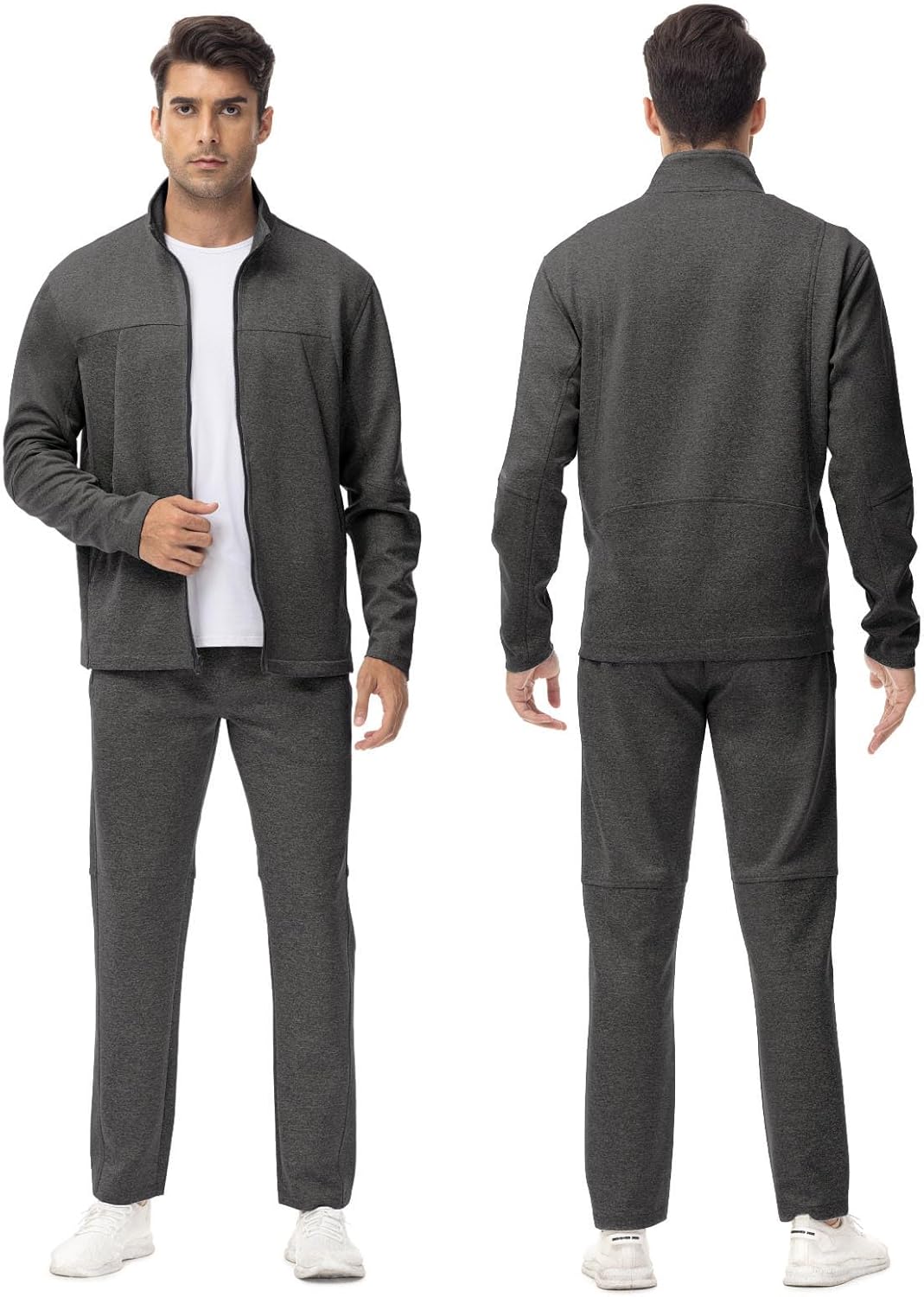 Rdruko Men's Track Suits 2 Piece Set Sweatsuits Tracksuits Jogging Workout Gym Athletic Sweat Suits - Image 3