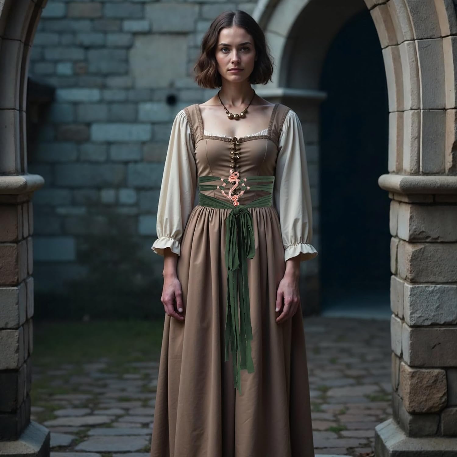 Viking Cross Belt Extra Long Rope Belts Viking Costume Dress Belt Renaissance Accessories for Women Medieval Outfits - Image 7