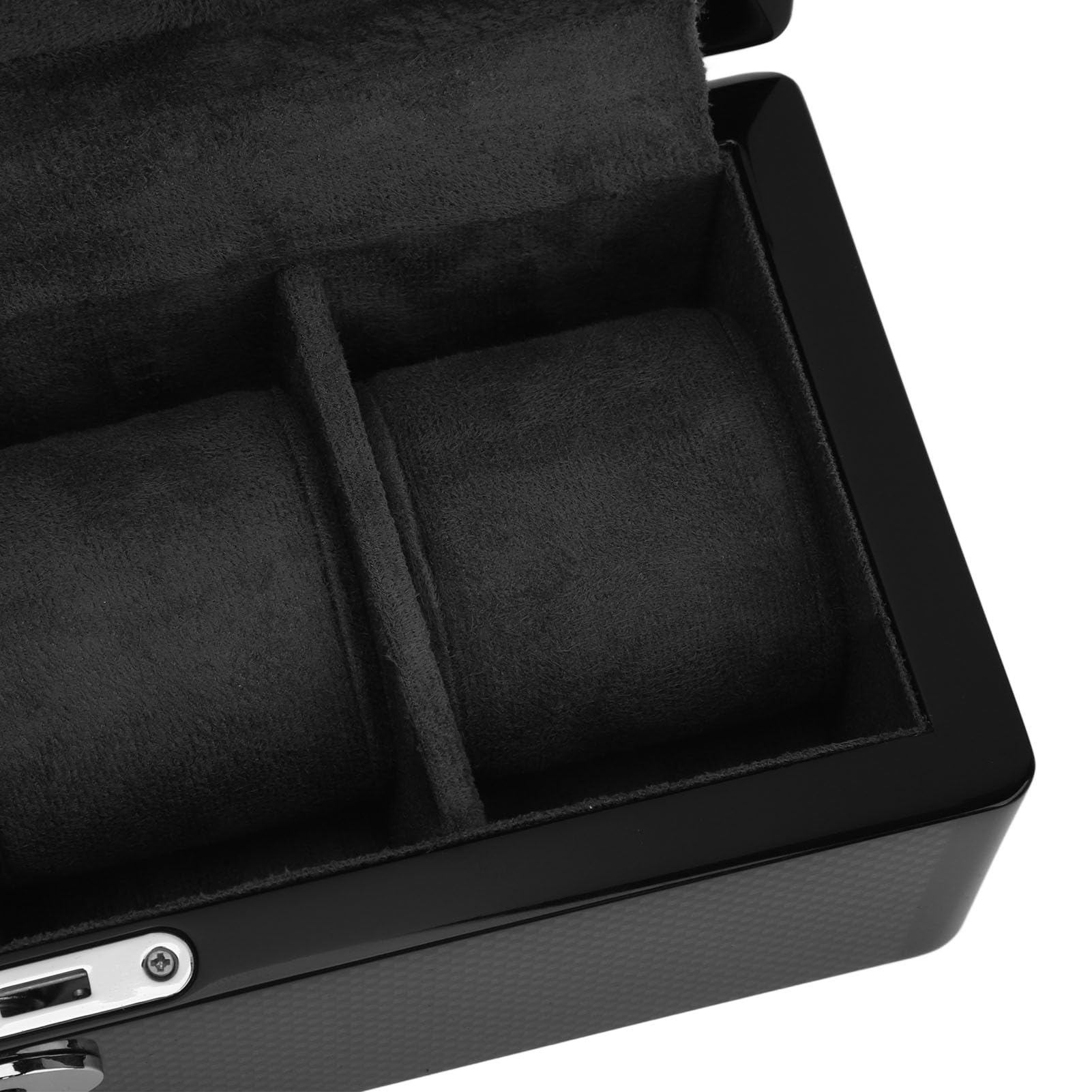Jeanoko Scatola per Orologi Nera Squisita Organizer a 4 Slot per Orologi