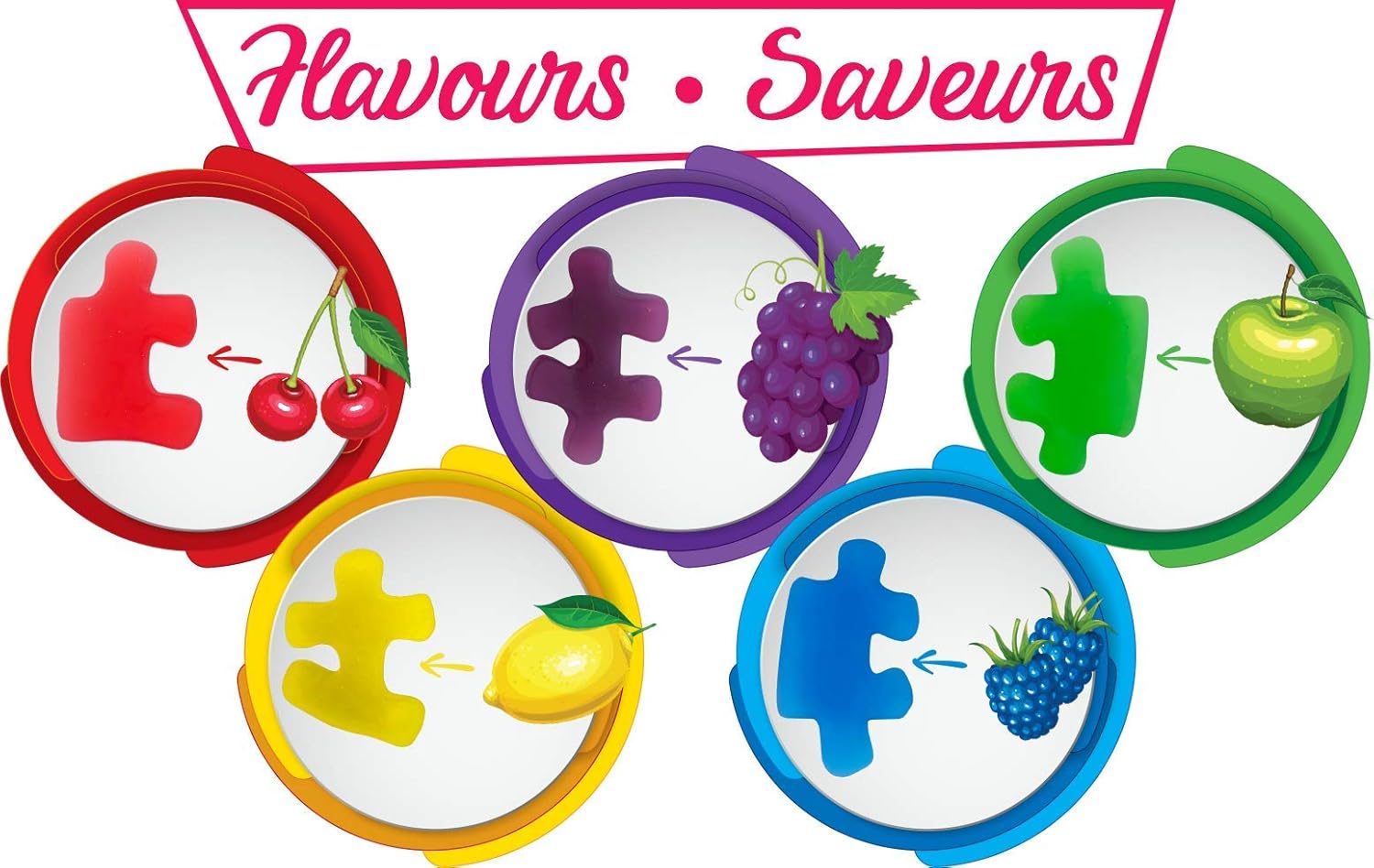 McCormicks Puzzle Gummy Candy 2.5kg/5.5lb Bag (Imported from Canada)