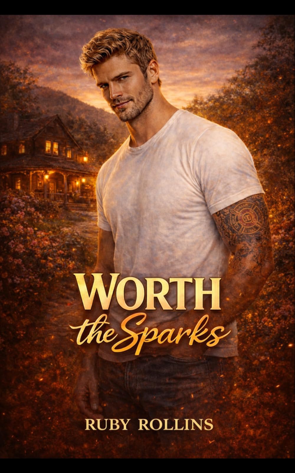 Worth the Sparks: A Fake Dating, Small-Town, Firefighter Romance (Ember Ridge)