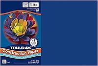 Vista 11 de Tru-Ray® Papel de construcción, 12.0 in x 18.0 in, 50% reciclado, azul atómico, paquete de 50