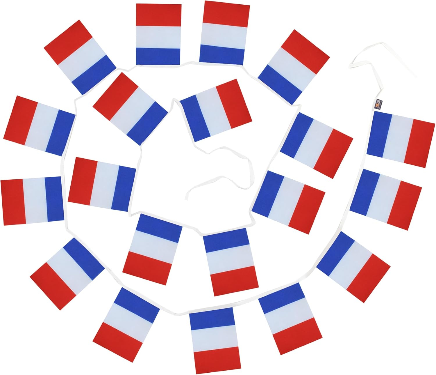 AZ FLAG France 12 meters BUNTING Flag 20 flags 18'' x 12'' - French STRING flags 30 x 45 cm