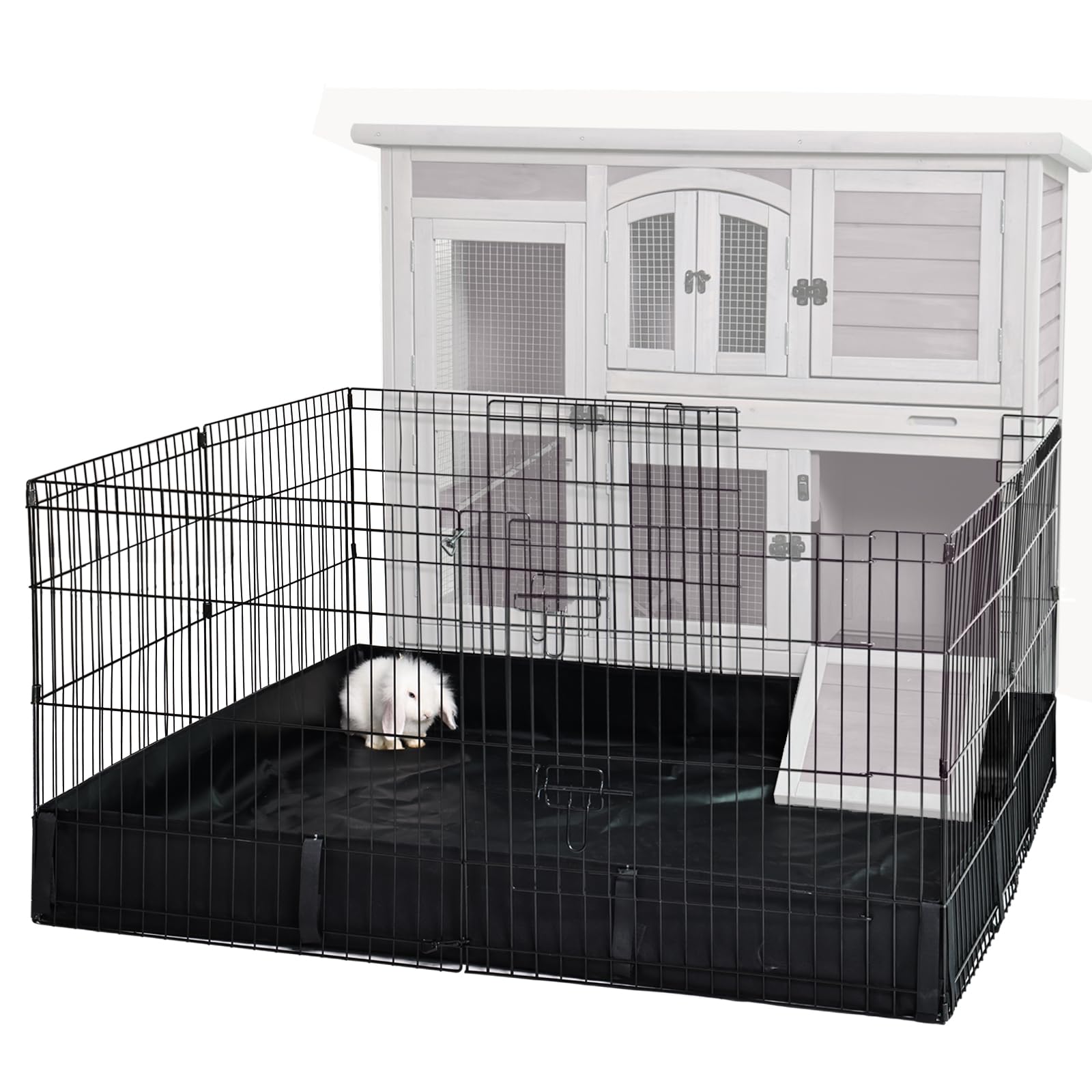 Amazon.com : GUTINNEEN Rabbit Pet Playpen Bunny Run Extension