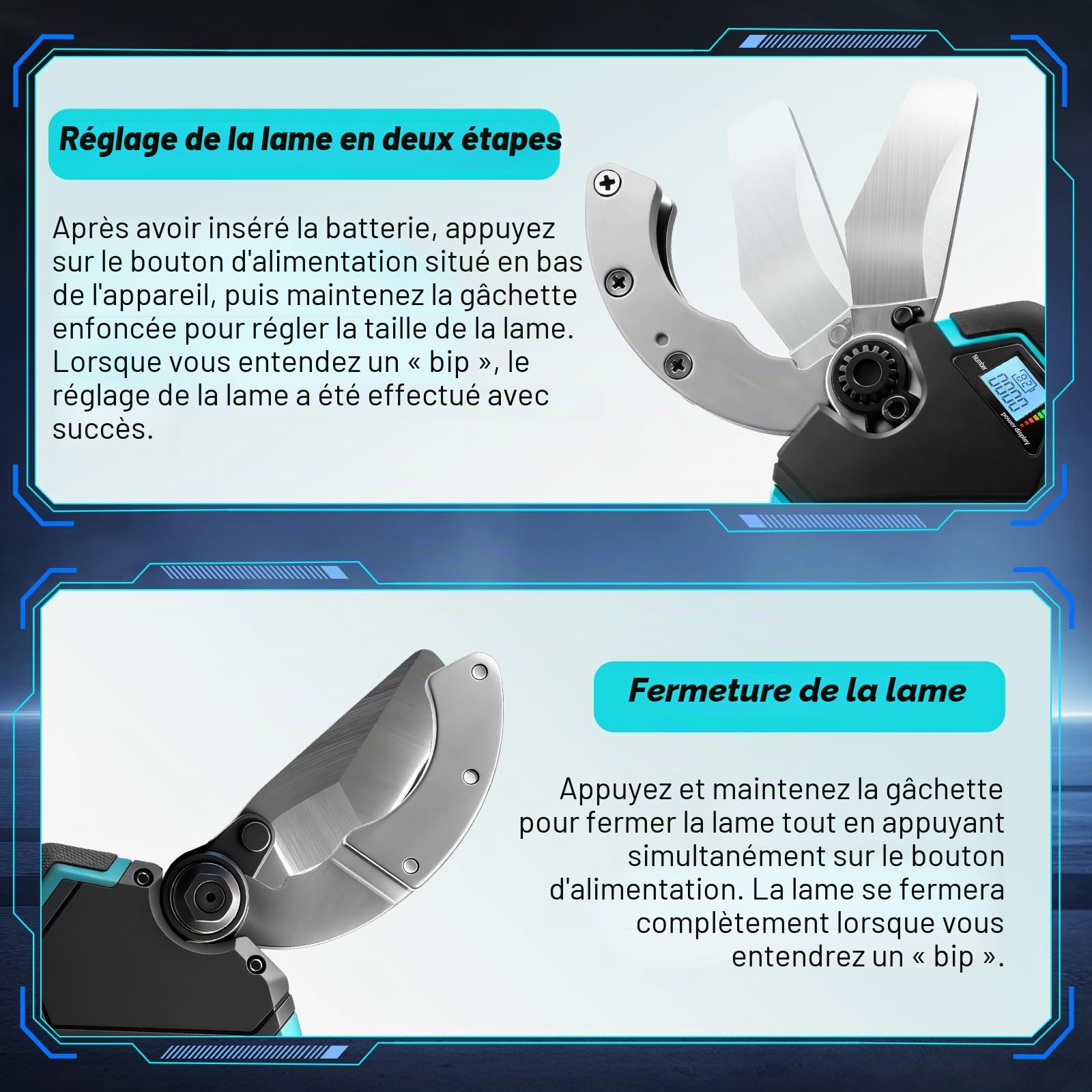 Coupe-Tube Électrique Sans Fil Compatible avec Makita 18V, Coupe-Tuyau Cisaille au Lithium avec Moteur Brushless pour PVC, PPR, PE, PEX Plastique, Outil de Coupe pour Plomberie (Sans Batterie)