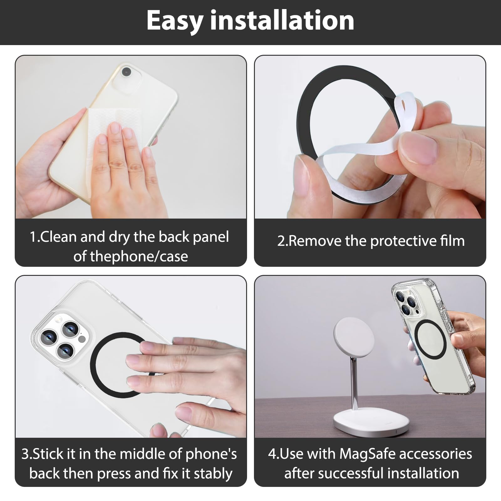 KVSERT Confezione Da 20 Anelli In Metallo Per Acchiappasogni Da 7,5 Cm - Foto 2