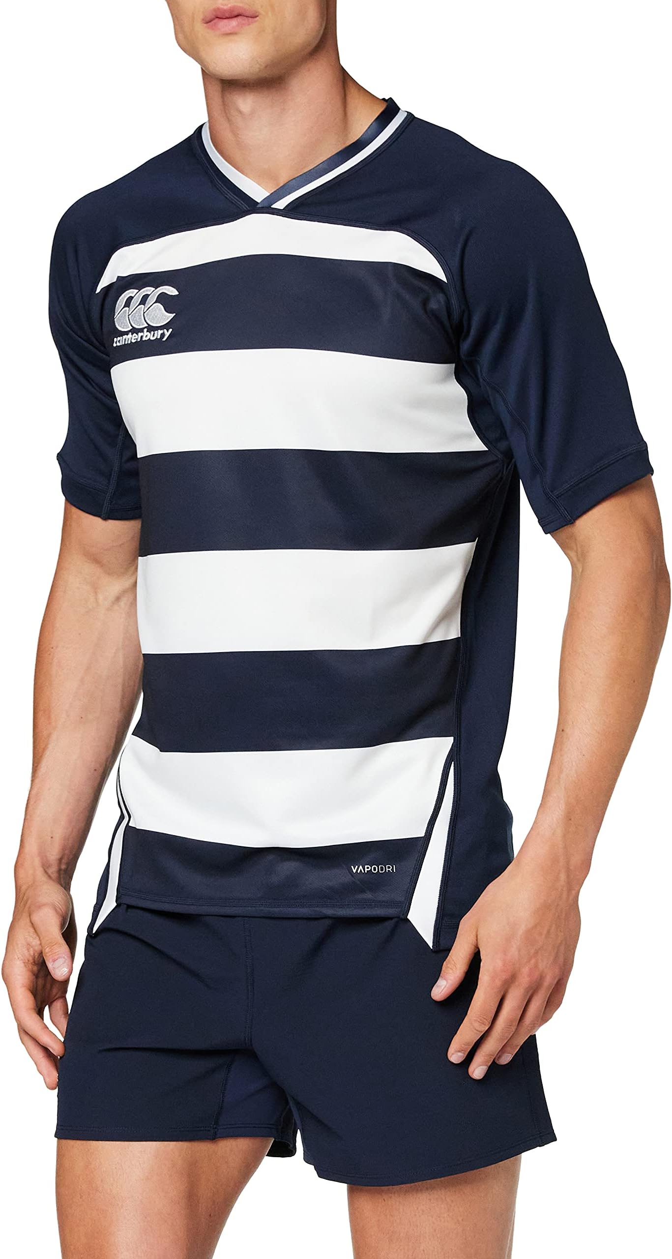 Men's Vapodri Evader Hooped Rugby Jersey