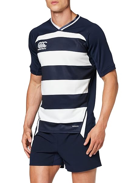 Canterbury Vapodri Evader Hooped Rugby Jersey Uomo