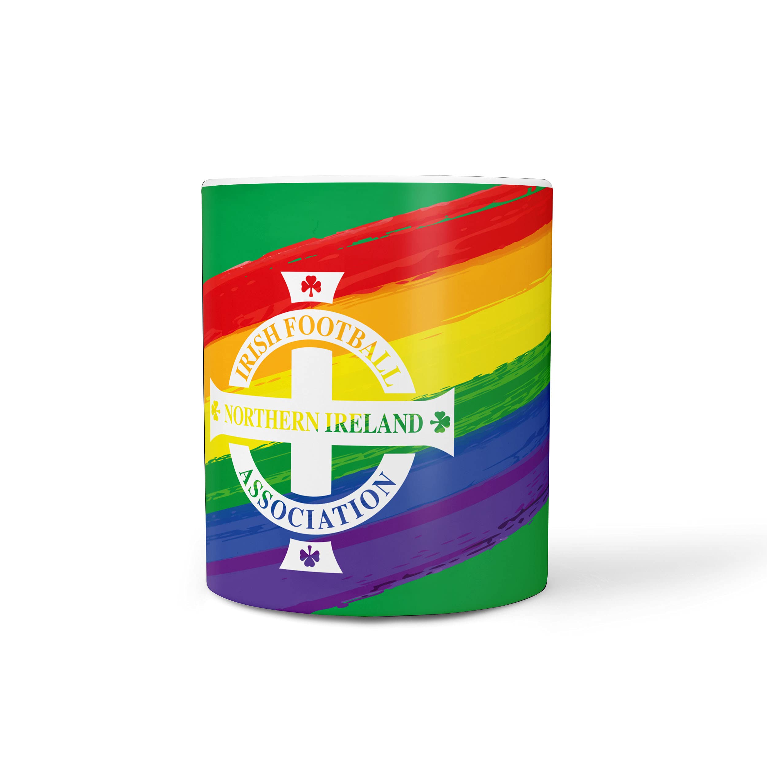FOCO World Cup Euros Football Northern Ireland Fan Rainbow Mug