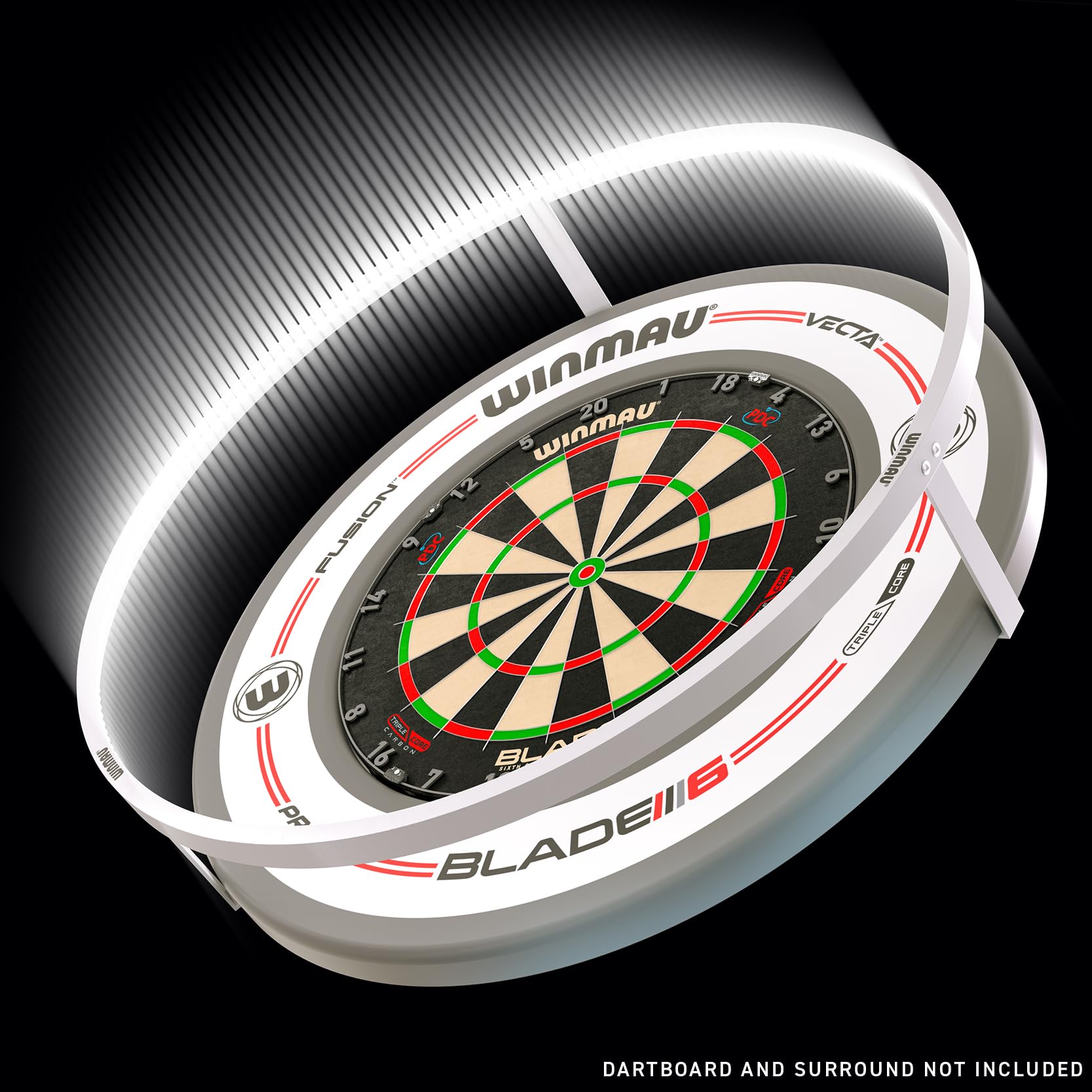 WINMAU Luz de diana de hielo de plasma, 360 grados luz blanca
