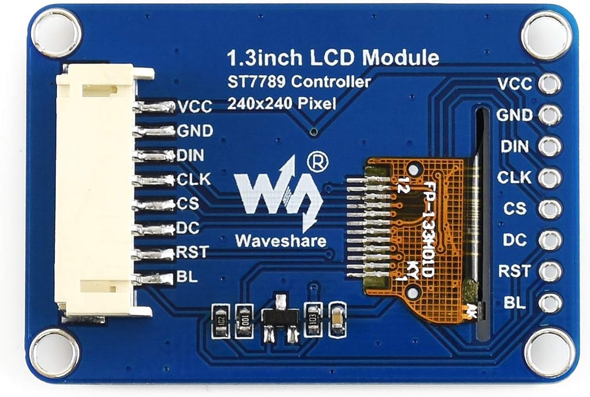 Display LCD Waveshare 2 Pollici - Schermo IPS 240x320, Interfaccia SPI, Per Raspberry Pi E Arduino
