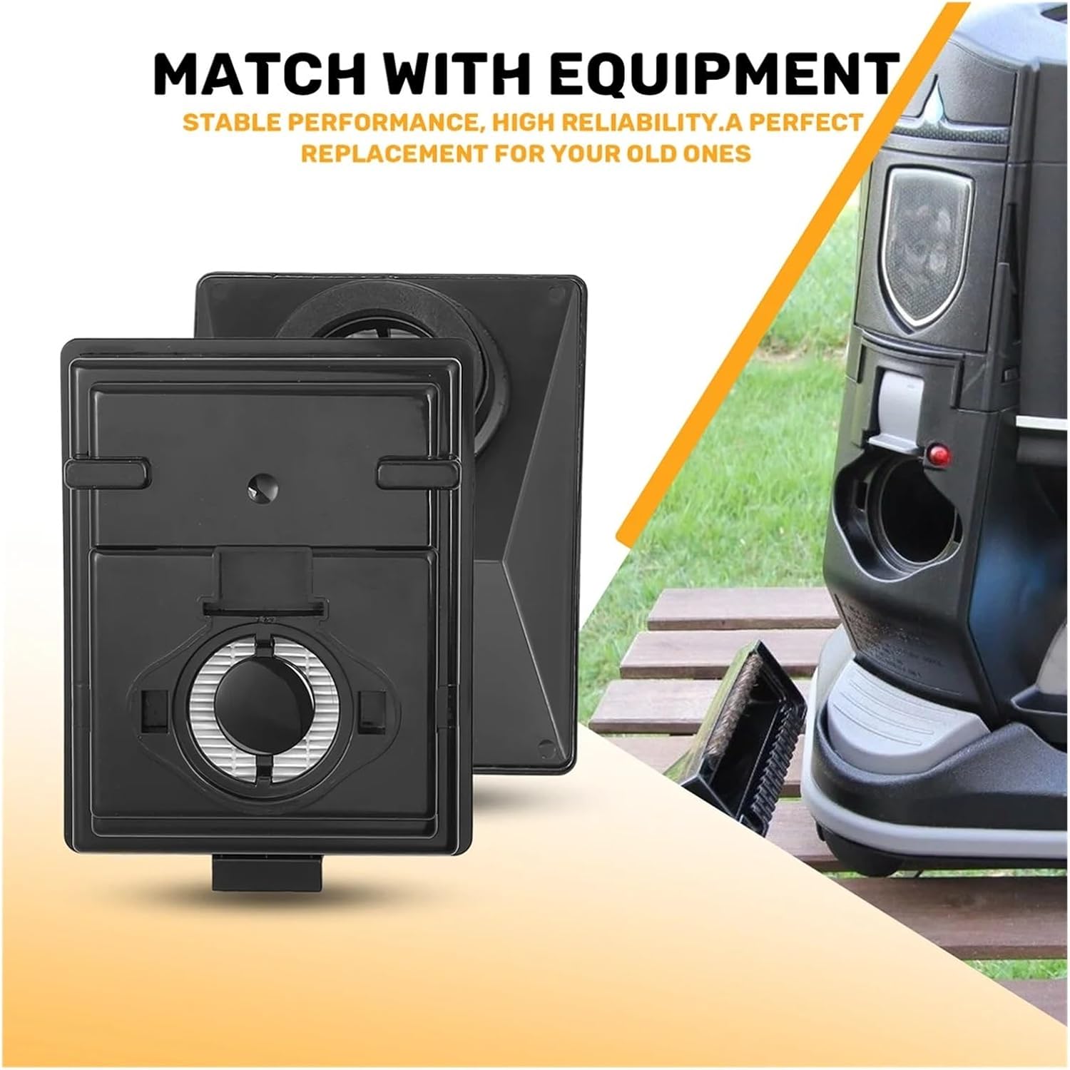 Hepa Filter Replacements,Compatible For Rainbow Rexair E2 Series Vacuum Cleaner - High-Efficiency Accessories