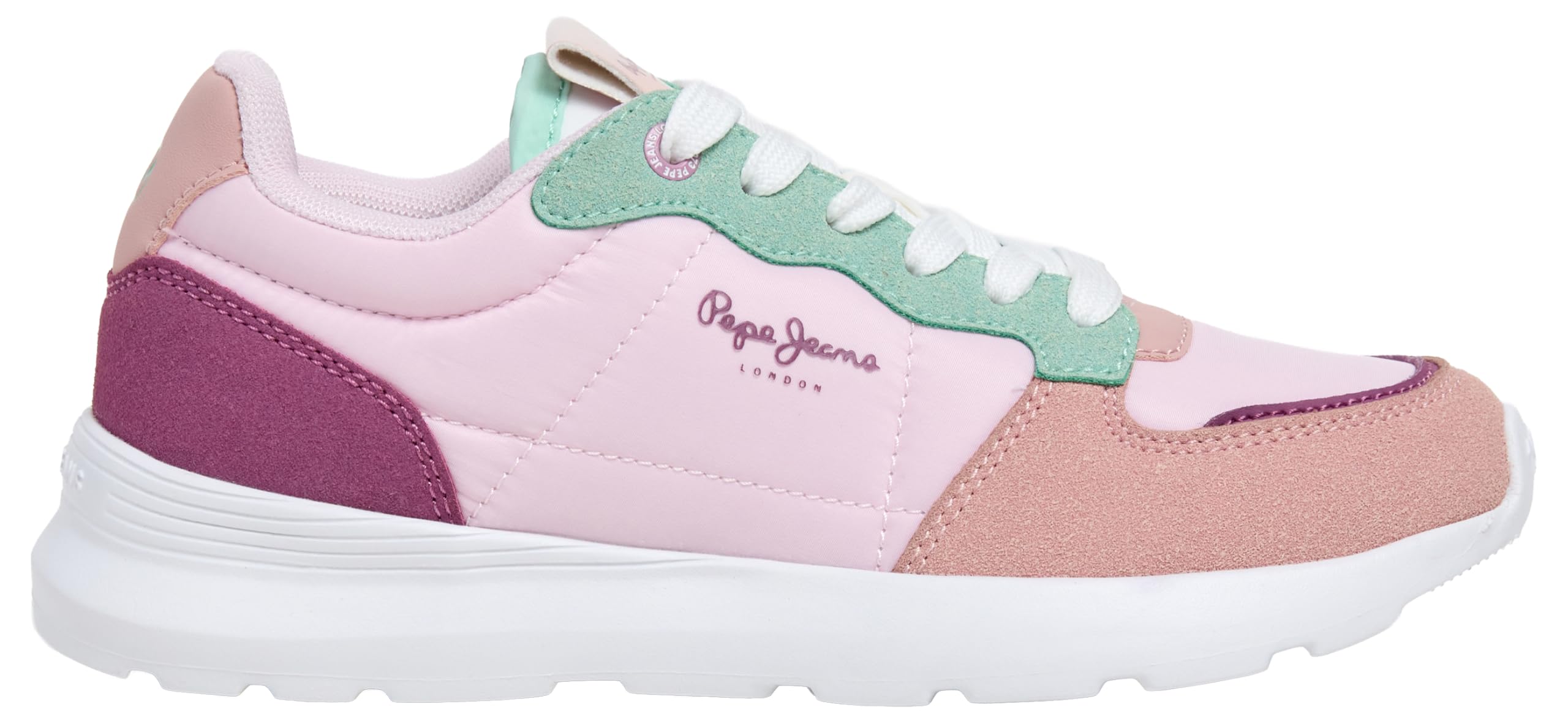 Pepe Jeans Teagan BASS G Sneak, Pink (Mauve Pink), 5.5 UK