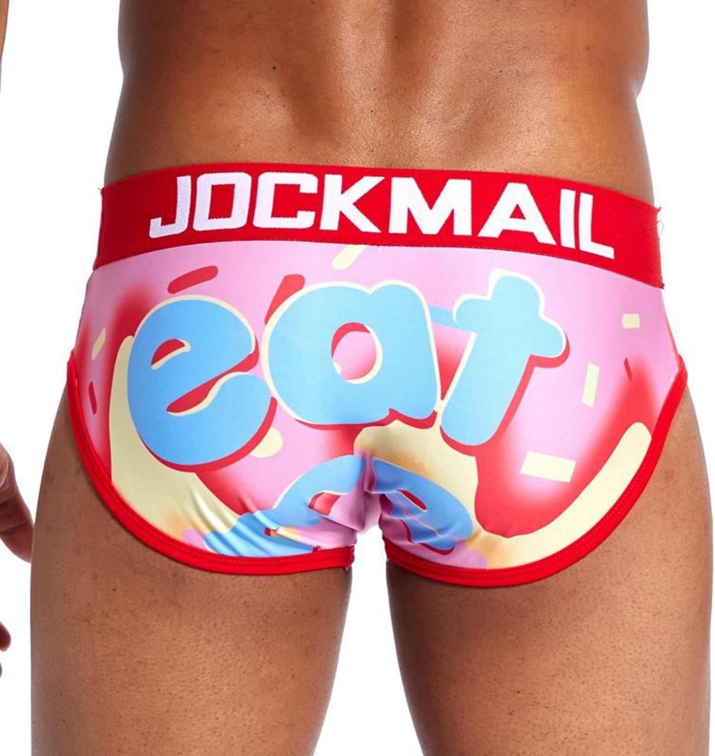 JOCKMAIL Men's Underwear Briefs Printed Soft Stretch Comfortable Pouch Support for Daily Wear Gym 3 Pack