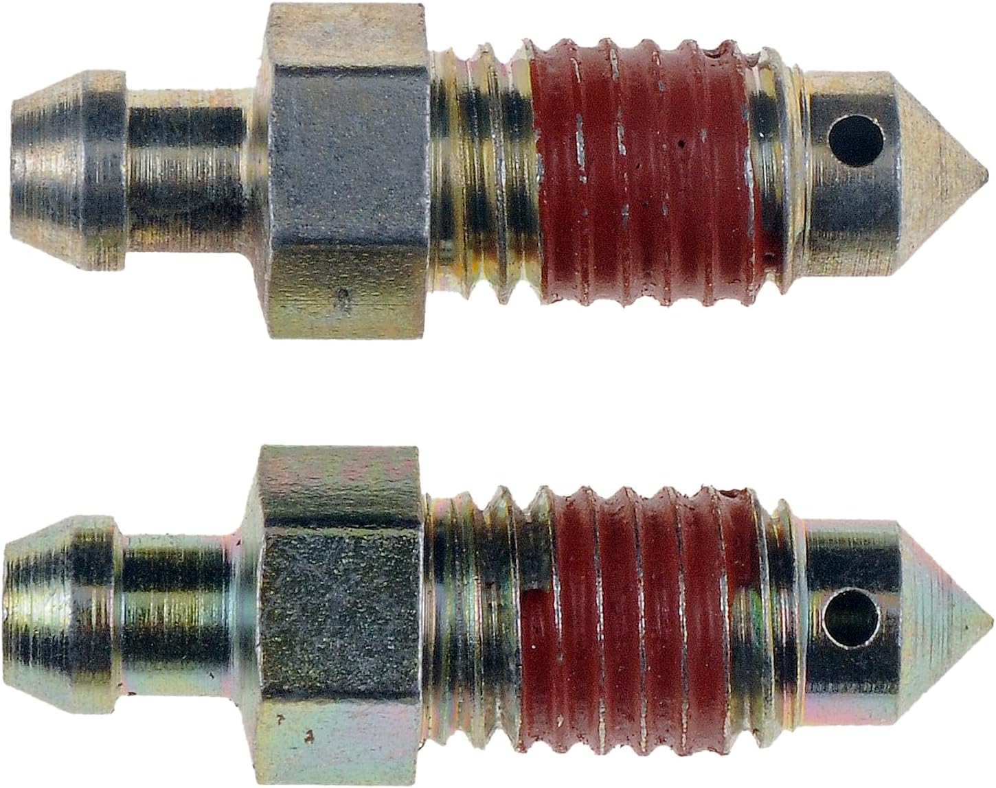 Dorman 12702 Brake Bleeder Screws – Quick Bleeders – M10-1.5 X 33mm Compatible with Select Models, 2 Pack