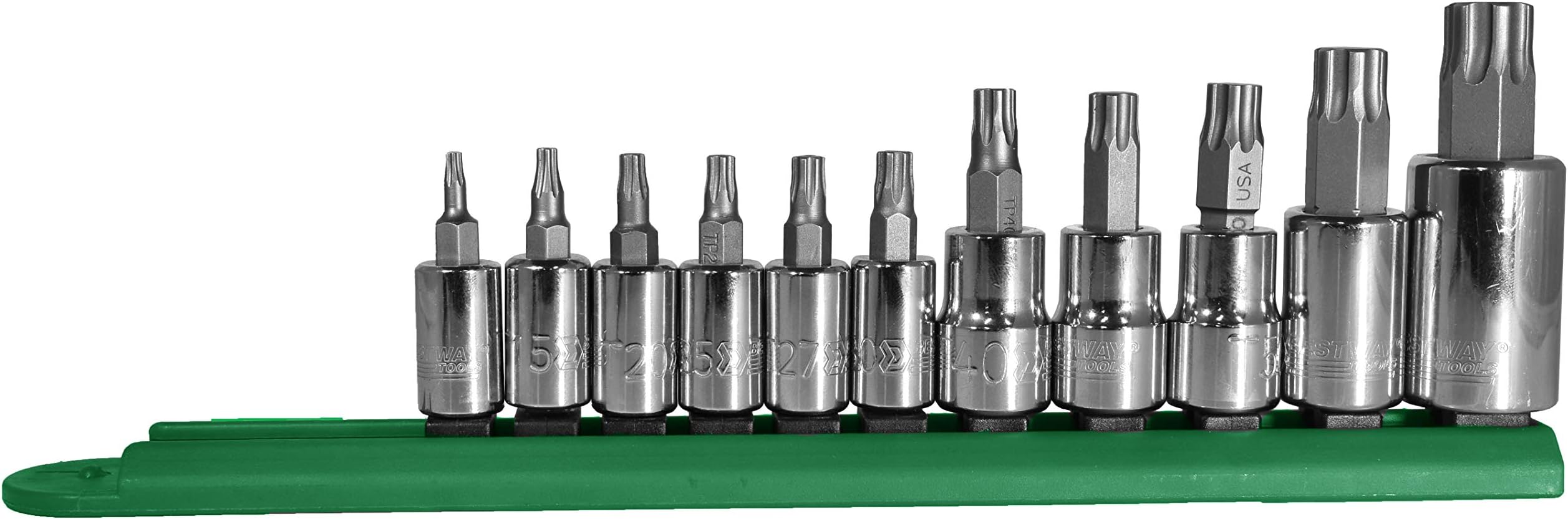 Mayhew Tools 16015 Torx Plus Socket Bit Set, Chrome Plated, 11-Piece