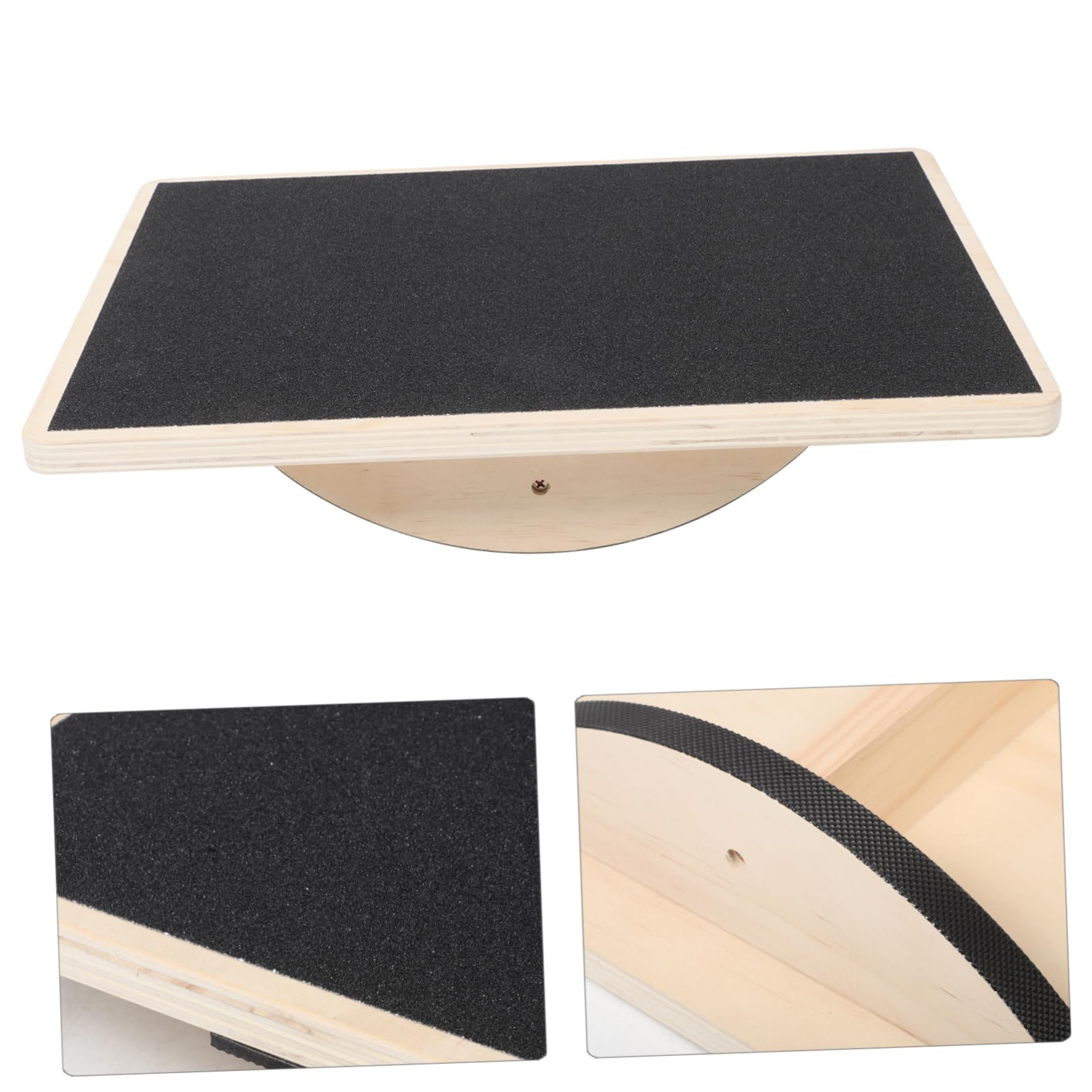 Tavola Bilanciamento Yoga in Legno Rettangolare per Adulti | Allenamento Stabilità e Coordinazione, Superficie Antiscivolo, Uso Home Gym