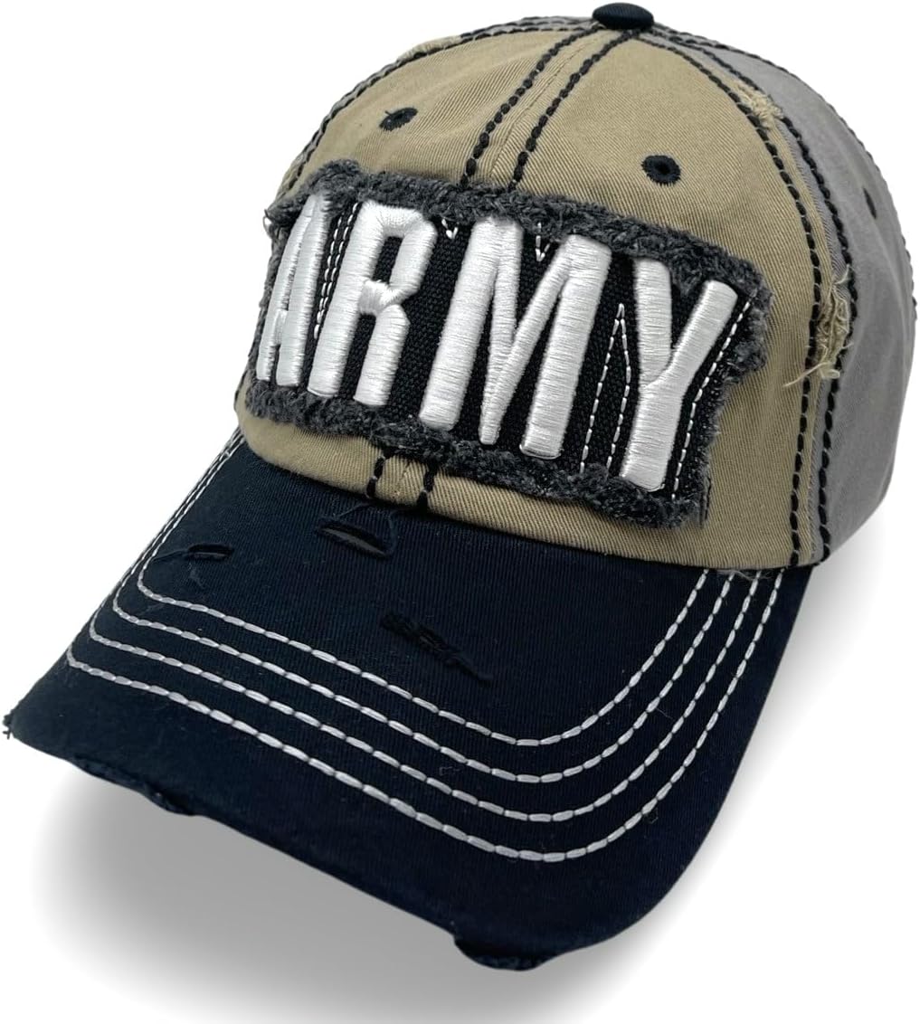 Khaki/Grey/Black (Frayed)