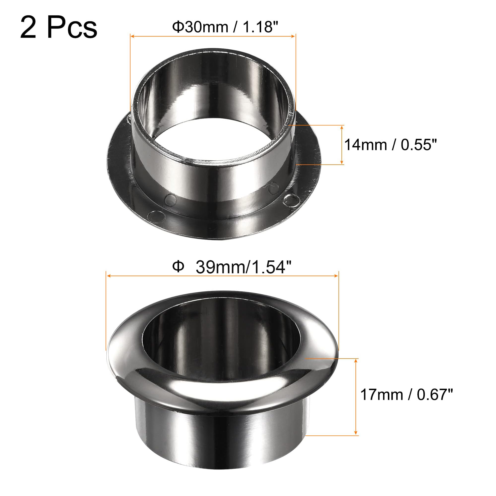 TA-VIGOR 2Pcs 30mm Desk Grommet, Cable Hole Cover PC Computer Desk Plastic Grommet Cord Organizers Protector - Image 2