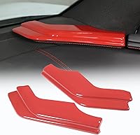 Vista 9 de CHEAYAR Cubierta de tablero de control compatible con Chevrolet Corvette C8 Stingray 2020-2023, cubierta de tira de tablero de consola ABS