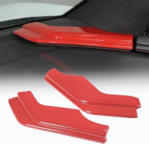 Miniatura 9 de CHEAYAR Cubierta de tablero de control compatible con Chevrolet Corvette C8 Stingray 2020-2023, cubierta de tira de tablero de consola ABS