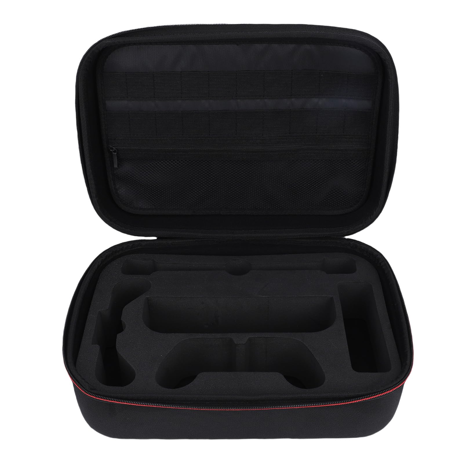 Cryfokt Custodia da Trasporto Adatta per 2 Console, Custodia per Console di Gioco con Scomparti Spaziosi, Doppie Cerniere Lisce, Ideale per Riporre la Casa, Gite (con cinturino)