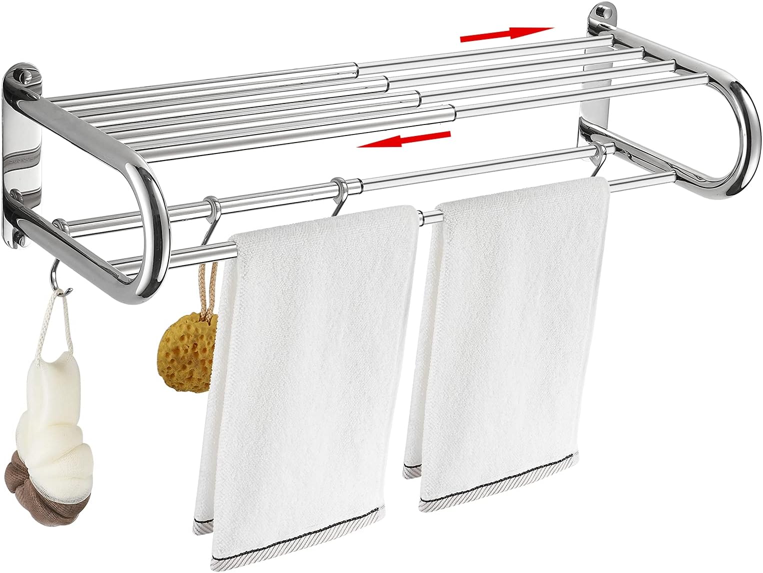Amazon.com: CAXIMSY 22.8Inch Towel Rack for Bathroom and Lavatory Towel ...